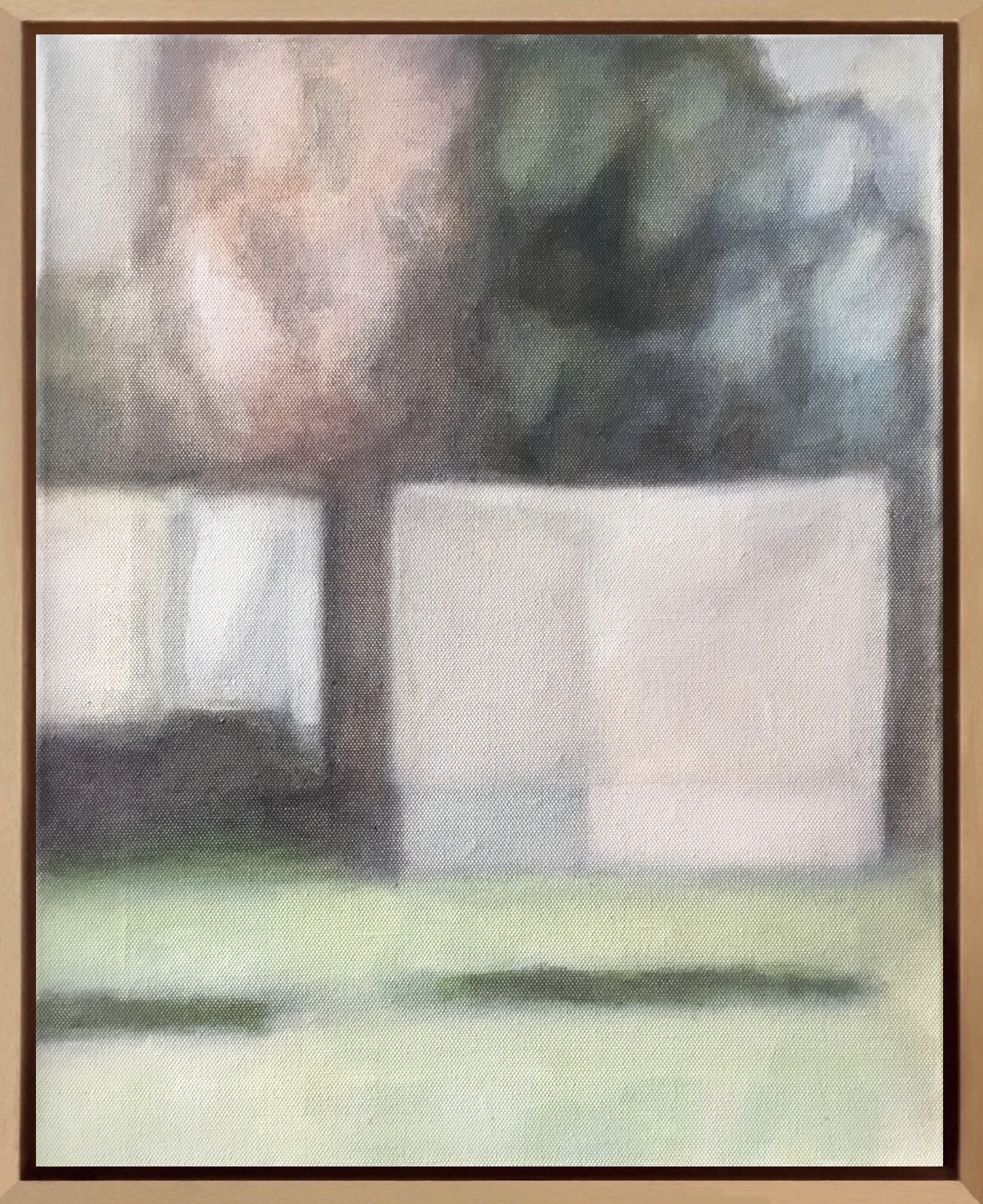 Drap. Huile sur toile